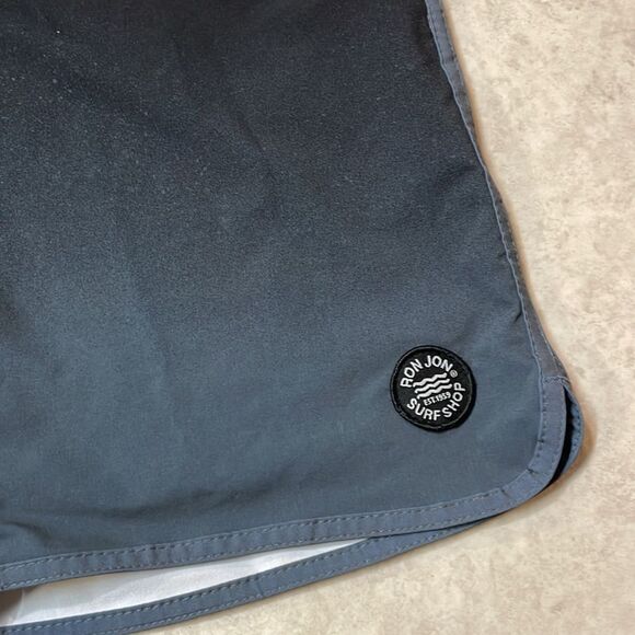 Ron Jon Mens Gray Tropical Print Board Shorts Sz 30 - Picture 2 of 7